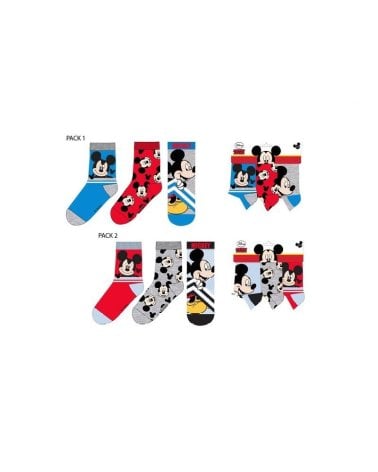 Pack 3 Calcetines Mickey Sun City